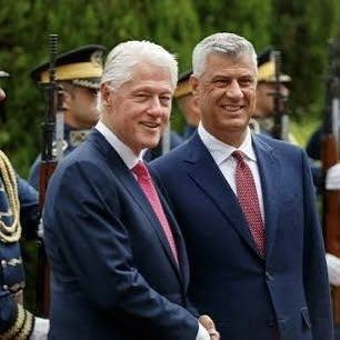 21WIRE's tweet photo. NEVER FORGET HOW THEY LAUDED THIS CRIMINAL - HE WAS THE TEMPLATE FOR ZELENSKY…

Former Kosovo President and KLA organised crime/terrorist leader Hashim Thaçi has now been found guilty of four counts of war crimes committed during NATO’s 1998–1999 proxy war against Yugoslavia/Serbia - Thaci is done for arbitrary detention, torture, and murder for hire. These only a few of the crimes he committed. And the Western glitterati all lauded this terrorist as a hero “democracy”….