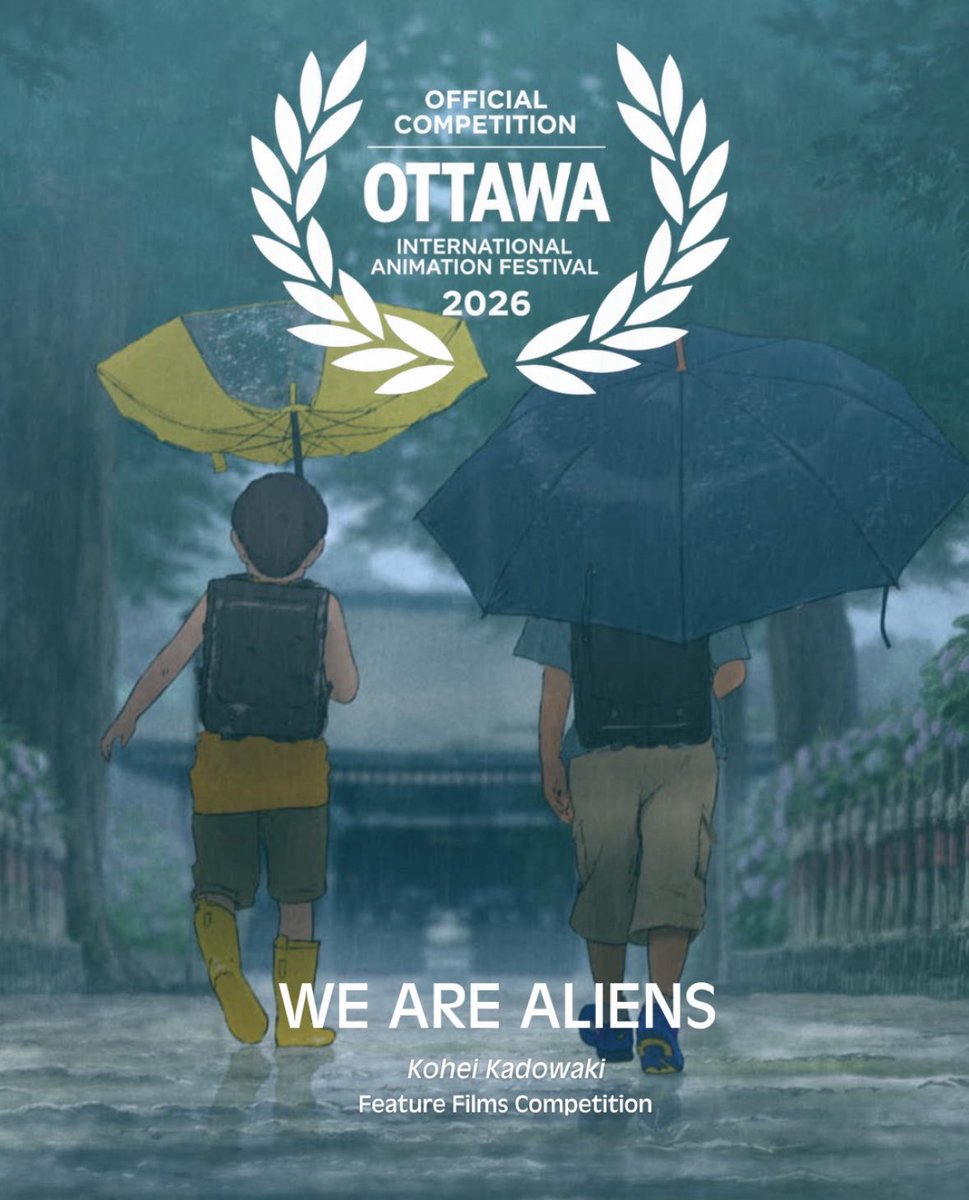 wearealiens0925's tweet photo. ／
🌻映画『我々は宇宙人』👽
第50回オタワ国際アニメーション映画祭
最高賞となるグランプリを受賞！！
＼

カナダで開催された世界三大アニメーション映画祭 オタワ国際アニメーション映画祭にて、長編コンペティション部門グランプリを受賞いたしました。

国内の興行も25日からスタートし、多くの激励をいただきありがとうございます。

引き続き劇場で『我々は宇宙人』をお楽しみいただけると幸いです！

#OIAF26 #我々は宇宙人