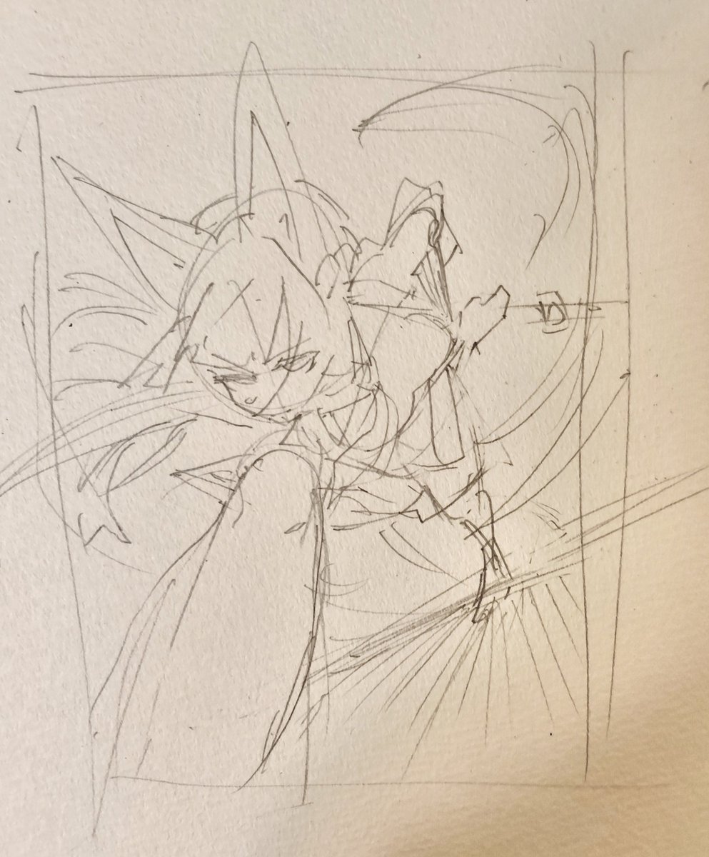 taiyaki811922's tweet photo. 描きたい雅の構図自体は決まってるんだけど、ちゃんと描ける気がしない… https://t.co/4mL6I53Kef