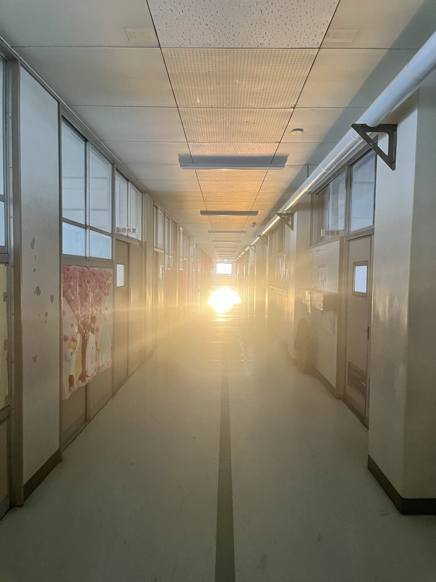 yusuke_suzuki54's tweet photo. 3月下旬。学校での最後の日。

廊下の先の光に、思わずスマホを向けました。

新しい世界へ続く道が、目の前に現れたように感じました。

あれから約半年。

SASUKEへの挑戦にピリオドを打った時に書いた
「挑戦は形を変えて続いていく」

今、その続きを始めています。

新しく会社を立ち上げました。 https://t.co/miAxZyDQkL