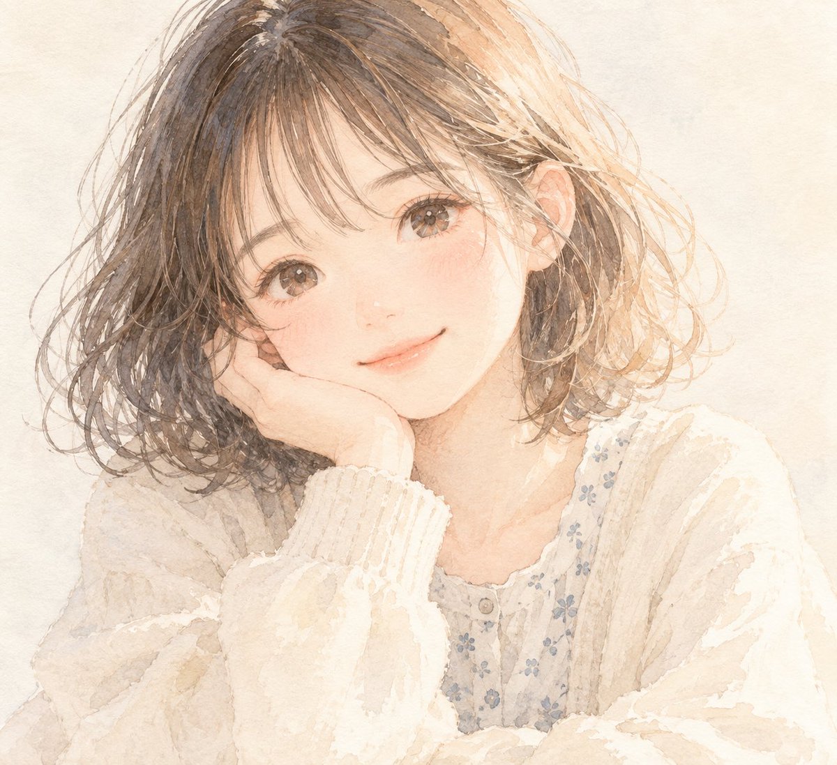 sanako's tweet photo. @yudepan222 女の子のイラスト　と、　男の子のイラスト　でそれぞれ出してもらったらこの2人が出た〜
肘付きポーズはありがちなのかな？🙄 https://t.co/F6P0nVzHY1