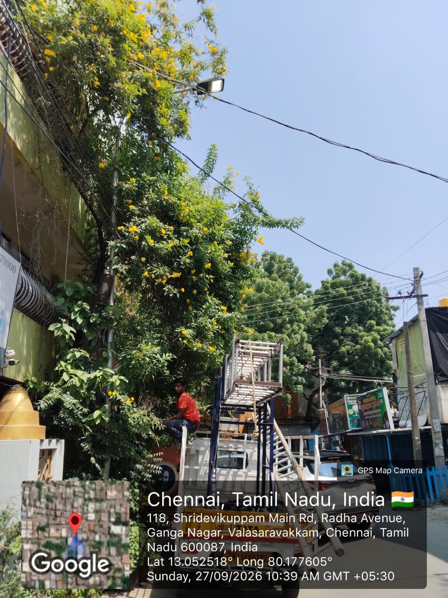 chennaicorp's tweet photo. @iamsameera07 @NKP_Aadhira Vanakkam #Chennaiite
The issue regarding the non-functional streetlight has been resolved.
Thanks for writing to us. https://t.co/gn3e5HCD4T