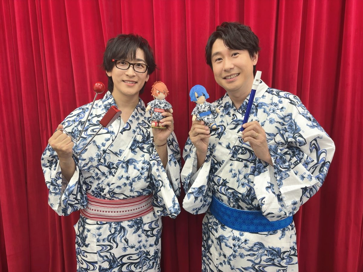 intention_staff's tweet photo. 【#鈴村健一】
『うたの☆プリンスさまっ♪ Find the Music〜秋の大感謝祭〜』にゲストで出演いたしました！

ご視聴いただいた皆さま、
誠にありがとうございました🙇‍♀️✨

後日、アーカイブも配信予定となりますので、是非お楽しみください！

寺島さんとご一緒に📸❤️💙

#うたプリFM #utapri https://t.co/AMO7Hp6mPu