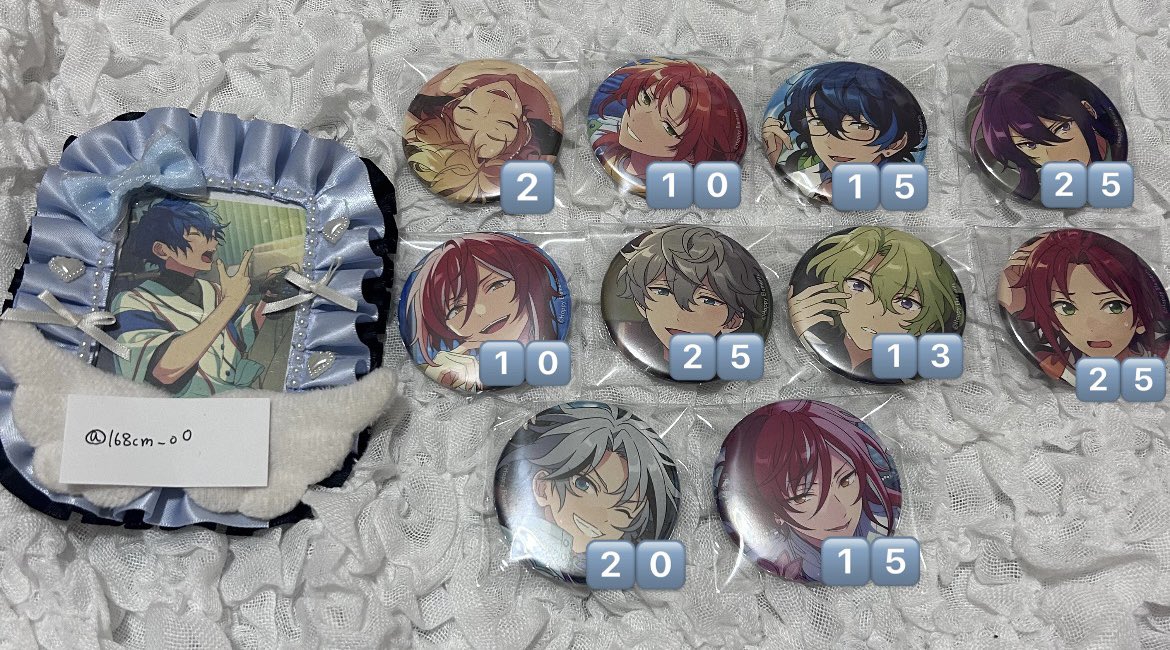 168cm__o0's tweet photo. 【交換】あんスタ  コレクション缶バッジ コレ缶 2026 Jun. idol casual

譲:i 夏目15、維吹20 （お取引白紙分）
　c 夏目10、真2、レオ10、つむぎ15、颯馬25、泉25、日和13、真緒25

求:i.cジュン
　i↔︎c⭕️　星4比率違い⭕️

✴︎一部不良品交換問い合わせ中

1点からでもお声掛けください♩ https://t.co/Hu4xJrwTAE