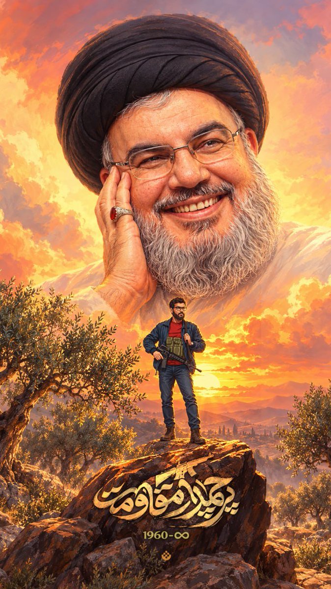 fabotorabi04's tweet photo. نام و یاد #سید_مقاومت هرگز فراموش شدنی نیست 
او که با ایستادگی، شجاعت و ایثار درخت مقاومت رو تنومند کرد https://t.co/IHJNUpdfAI