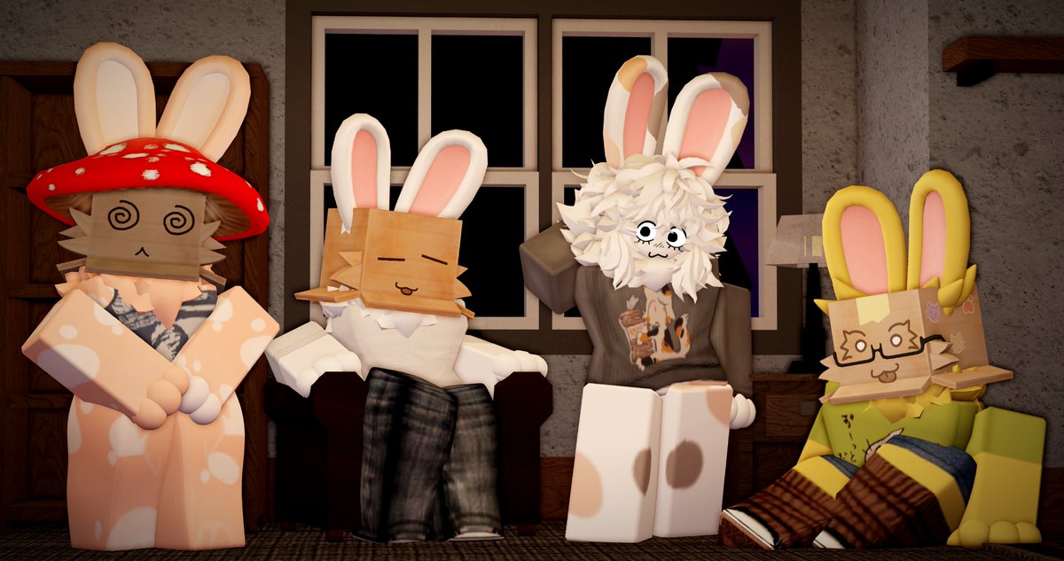 Bloxidal's tweet photo. national bunny day even though im a bit late
#robloxGFX #robloxfurry #boxhead #bunny https://t.co/AiMSFRLWPD