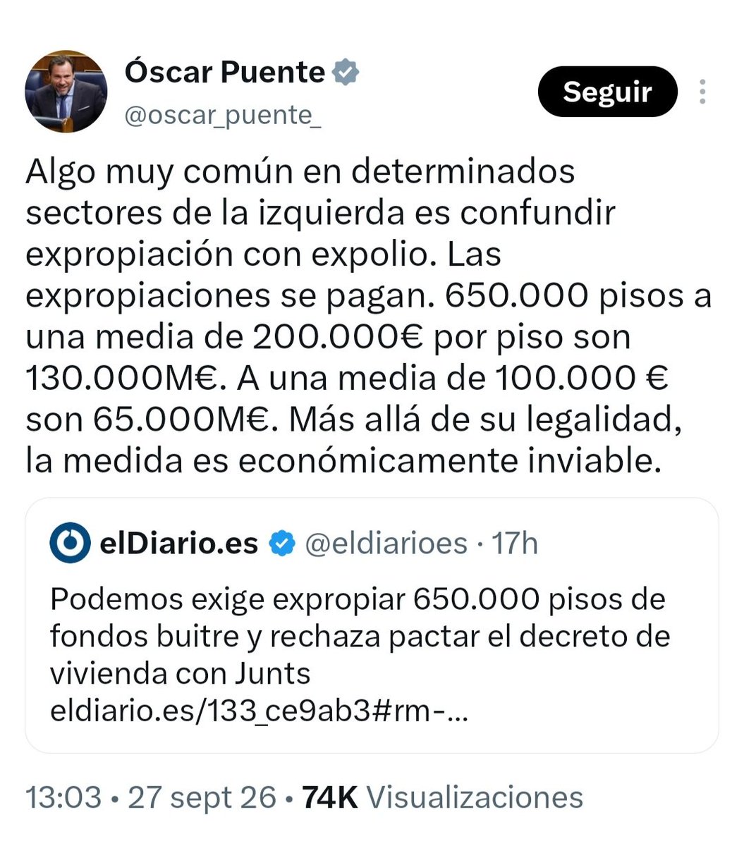Panik81's tweet photo. Dos ministros del PSOE,  uno diciendo que le van a quitar los pisos a los fondos buitre cuando gobiernen, y el otro diciendo que no se puede. https://t.co/Jn9YGbUIYd
