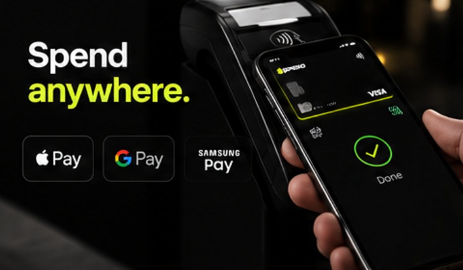 spendcard's tweet photo. Hold 10 different tokens launched on Spend?
Your rewards from all 10 accumulate under the same wallet.

One balance. One card.

Claim whenever you're ready and spend them however you want. https://t.co/GmgZPW97e4