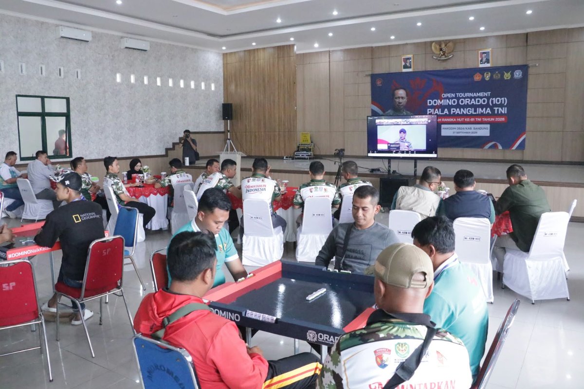 PenSulaiman's tweet photo. 18 Tim Lanud Sulaiman Meriahkan Open Tournament Domino Orado (101) Piala Panglima TNI https://t.co/5tXCF4cpDv