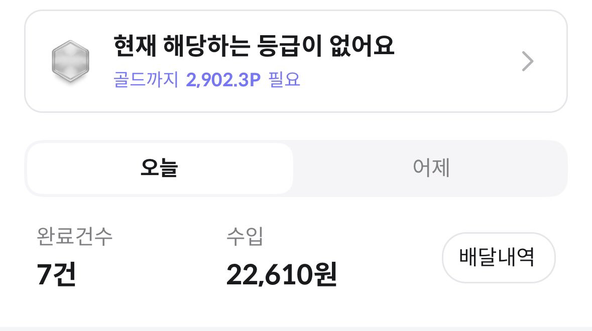 CrazyMoneyCoon's tweet photo. 오늘 배달 부업 수익은 97,500원 
배달 시간은 4시간 30분 정도 했음

오후 1시부터 3시40분까지 하고
오후 5시10분 부터 7시까지 했으니까

시급은 21,700원 정도 하네 ㅋㅋㅋ
미션없는 상태에서 해서 이정도이고
미션있을 때는 한 3만원 넘어가기도함

무튼 배달 부업은 직관적으로 수익이 찍혀서
정신차릴 때 좋다.

배달하고 오니까 노출수 100만 넘어가니 기분 더좋네… 무튼 인생이 힘들고 돈이 궁하면 배달 존나 추천함