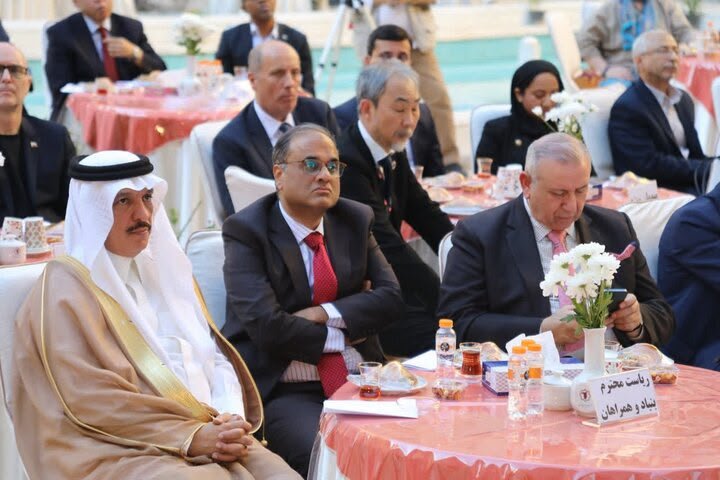 KSAembassyiran's tweet photo. بدعوة من وزارة الخارجية الإيرانية وتحت رعاية معالي مساعد فخامة رئيس الجمهورية الإسلامية د. علي اكبر صالحي، شارك سفير خادم الحرمين الشريفين/عبدالله بن سعود العنزي،  بالفعالية التي أقيمت بمناسبة يوم السلام العالمي وبحضور عدد من السفراء ومدراء مكاتب الأمم المتحدة في طهران والمهتمين https://t.co/lmGCjugktF