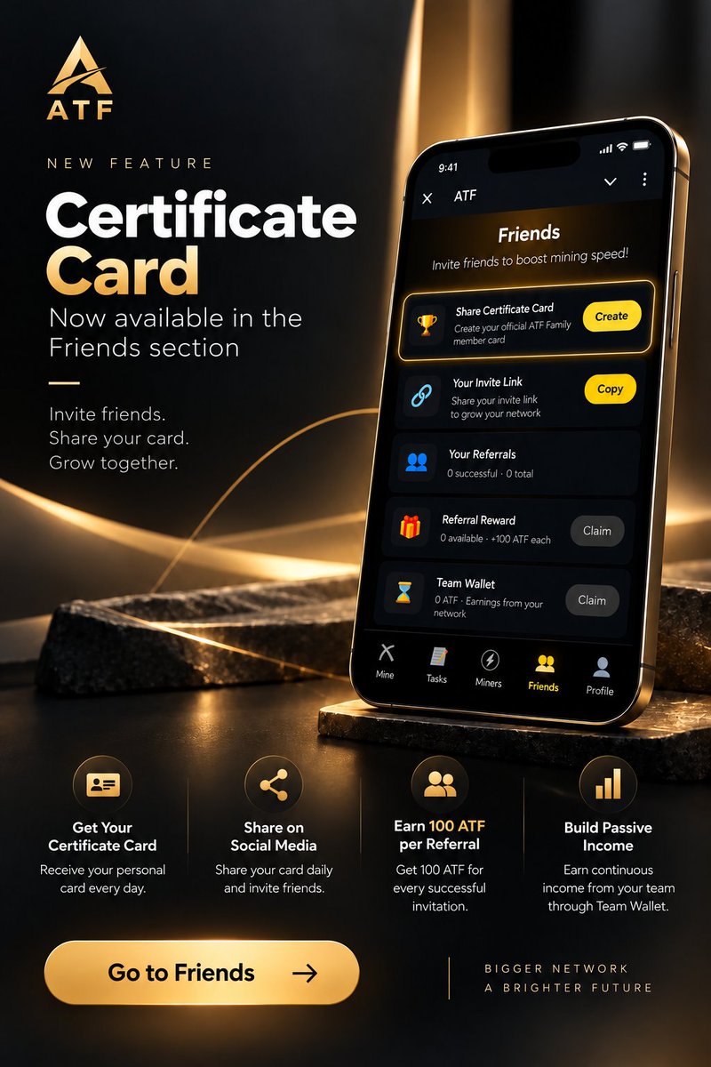 ai_trading_frx's tweet photo. Get your card and share it every day across all your social networks. 🌍
Grow your network — we’re going to conquer the world... 🚀

🔥 Long live the great ATF Family!

Mr. Alpha 👁️ https://t.co/sdQNu6jXdM