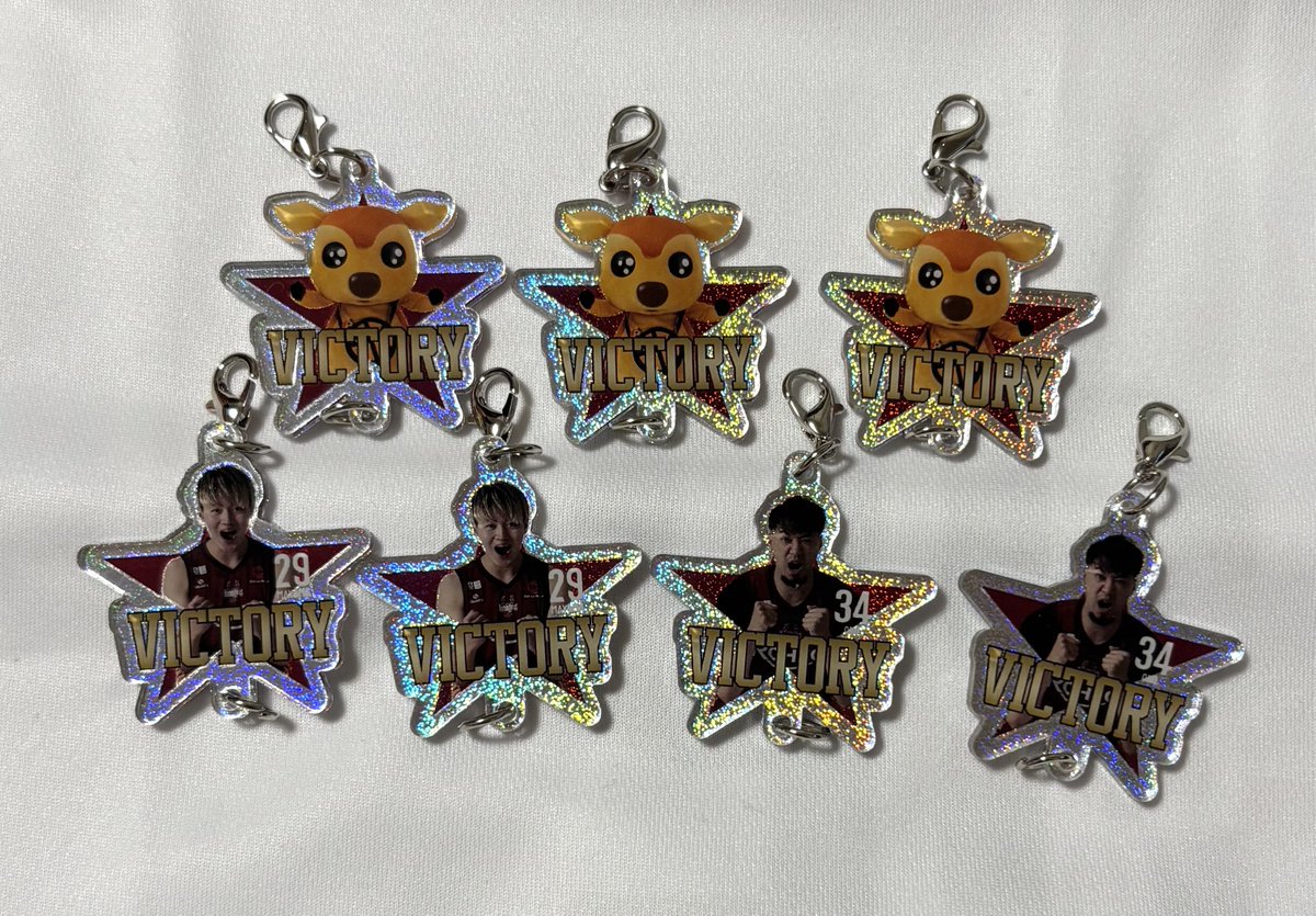 _hrxx29_'s tweet photo. バンビシャス奈良 勝利時限定 グッズ 連結チャーム 交換 買取

譲）29×2、34×2、シカッチェ×3

求）35、88 または買取（500円）

奈良の試合会場にて手渡しできる方優先で探しております。
お心当たりある方いらっしゃいましたらご連絡お待ちしております✉️ https://t.co/7MrfF9jyjR
