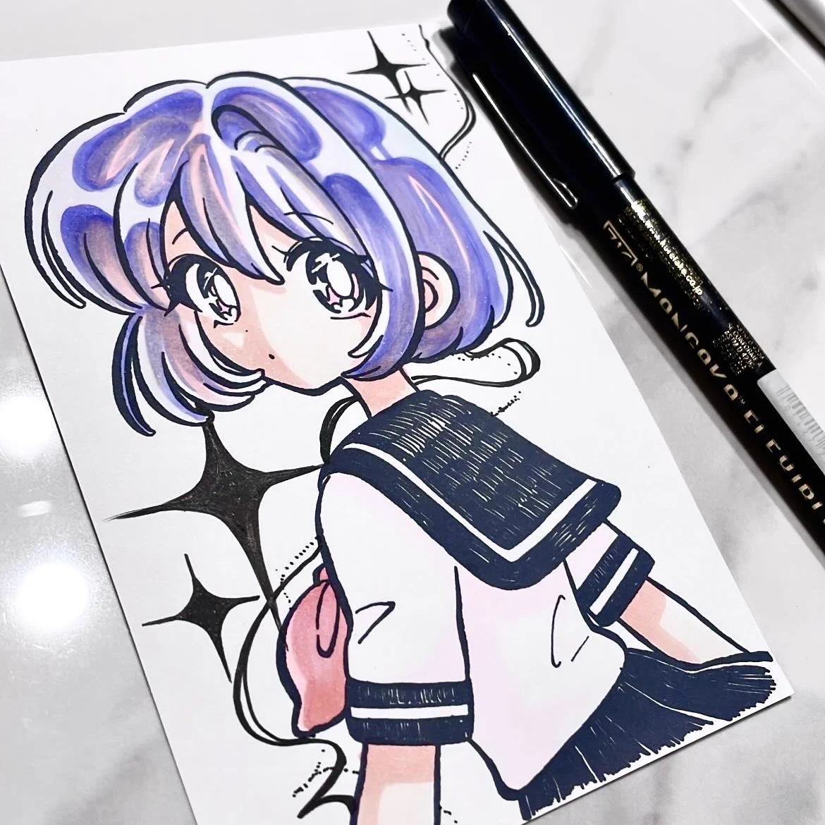イラスト（ペン画 Sakurya🌸 on X: 