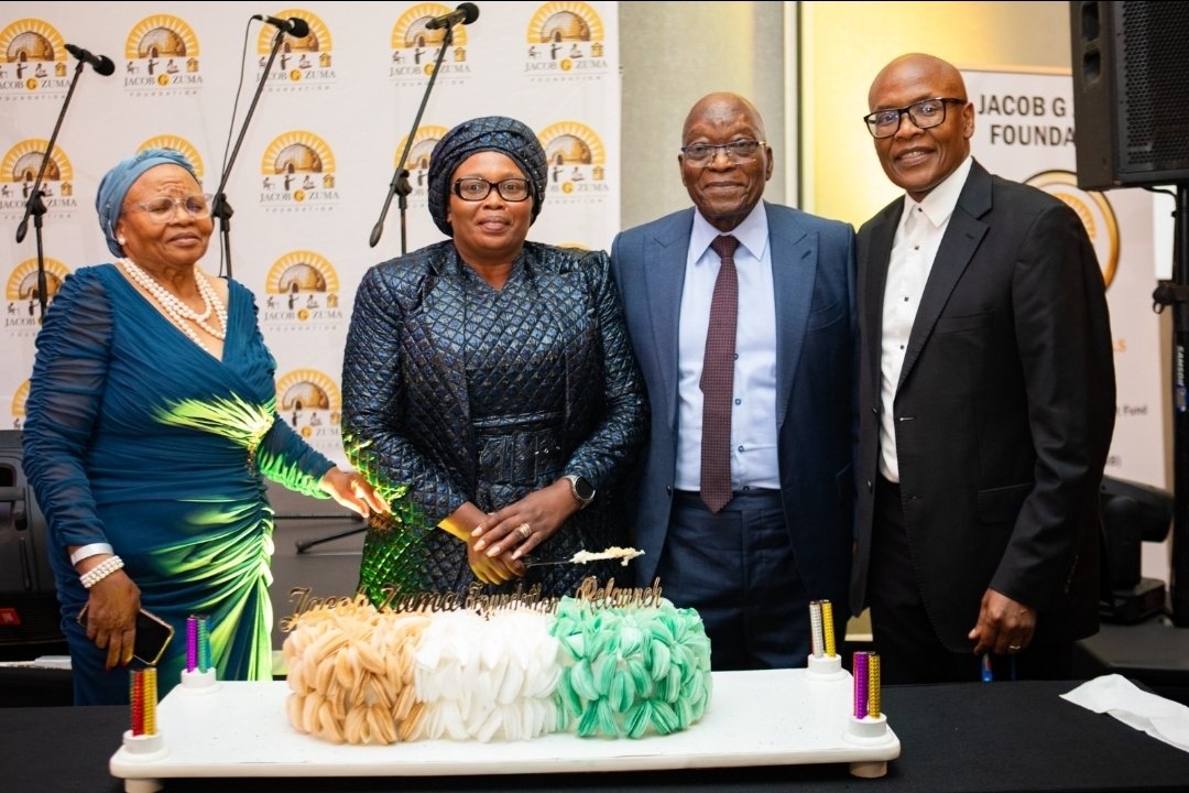 MzwaneleManyi's tweet photo. H.E President Zuma is elated that the Foundation is back. https://t.co/ryWvIRMiJc