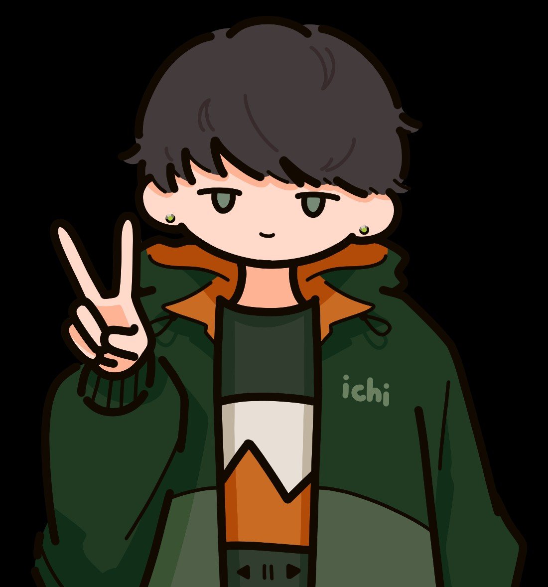 ichigatsu_i's tweet photo. ✨️new立ち絵になりました✨️

こちら丸井うに（@maruiuni_d）さんに制作いただきました！

音楽/キャンプの要素も入れて頂きつつ、最高に可愛い感じに仕上げて貰い大感謝です！！

二次創作の許可も頂いたので、気に入ってくれた方は自由にイラスト描いてみてね🫶

※AI学習への利用はNGです！！ https://t.co/F8puePMjdn