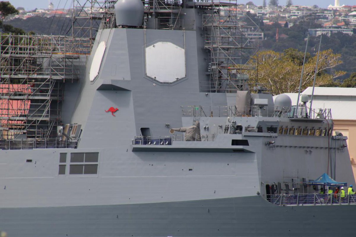 WarshipCam's tweet photo. Royal Australian Navy Canberra-class landing helicopter dock HMAS Adelaide (L01) in Sydney, Australia - September 26, 2026    SRC: INST- Lily M. https://t.co/JaKvAvLp3l