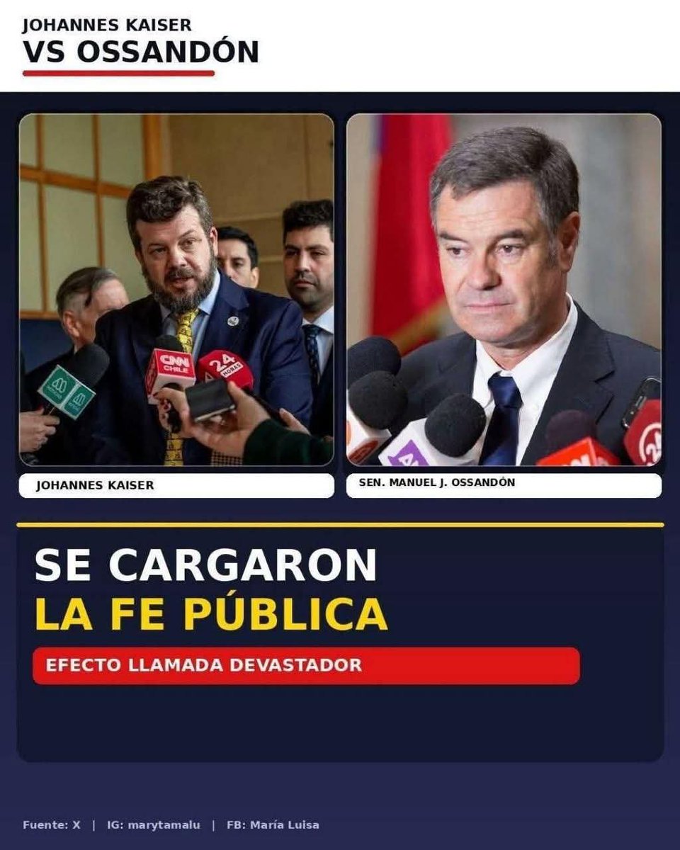 marce_amalia's tweet photo. Johannes Kaiser salió con todo contra Chile Vamos y el Senador Manuel José Ossandón por el tema migratorio.

Kaiser dijo q de ser cierto que Chile Vamos quiere q Chile siga aceptando inmigrantes hasta donde lo resista, se cargaron la fe pública. Recordó que esa fue la lógica de una vocera de Piñera y advirtió q hace rato que Chile no lo resiste más..