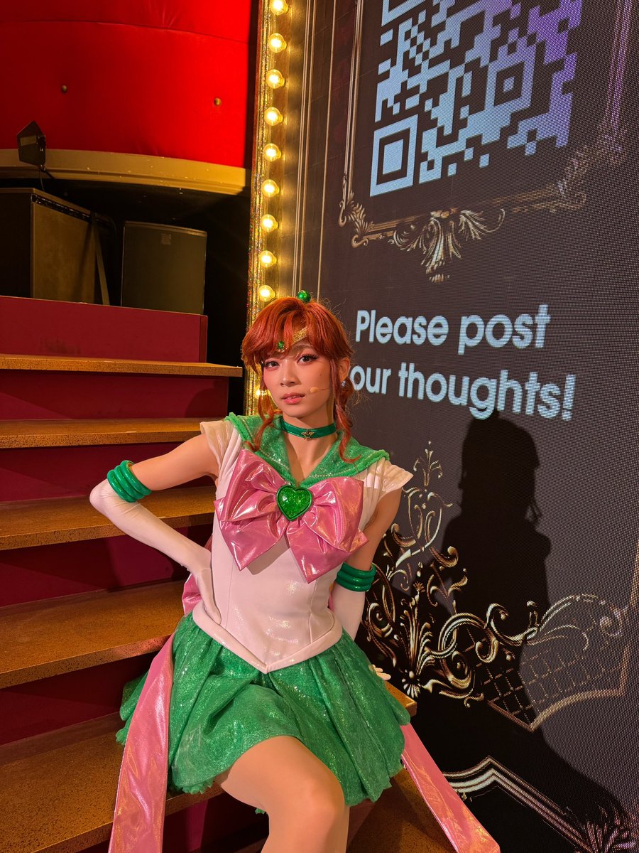 moe_goto0520's tweet photo. #美少女戦士セーラームーン 
-Shining Theater Shinagawa Tokyo-

今週1週間ありがとうございましたっ💚
次は10月5日に、
また品川でお会いしましょう.ᐟ.ᐟ

#prettyguardiansailormoonshiningtheater #shiningtheater  
#シャイニングシアター https://t.co/zwVJt70NBc