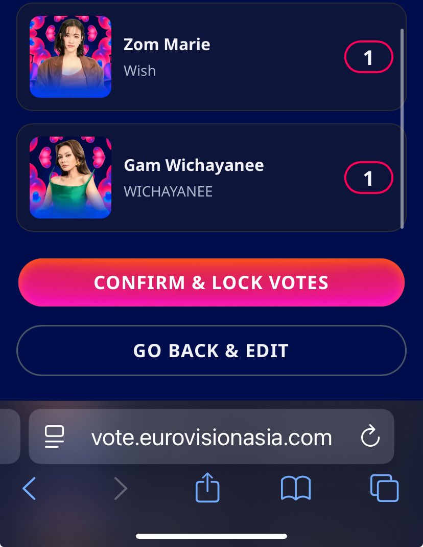 JayRaDi_'s tweet photo. My votes from The Netherlands 🇳🇱 
#EurovisionAsia #ThailandsChosenOne https://t.co/dVFM1dnloX