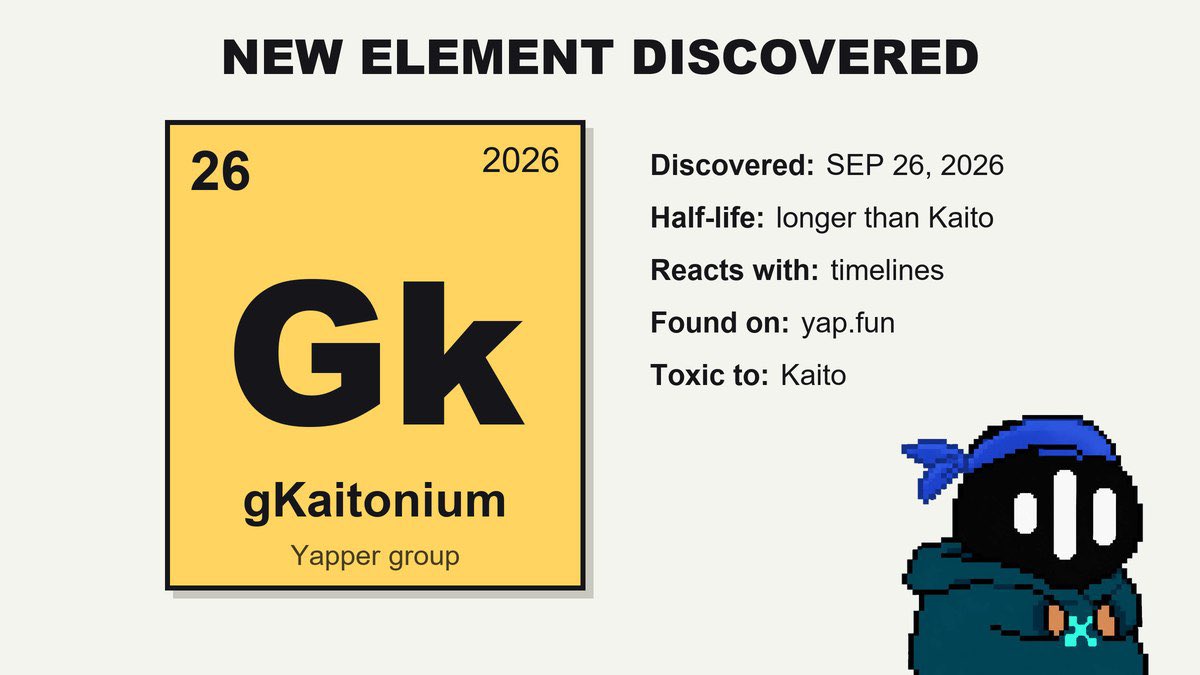 zemoon_xbt's tweet photo. 1 meme

$gKaito https://t.co/TJMzKPDCiA