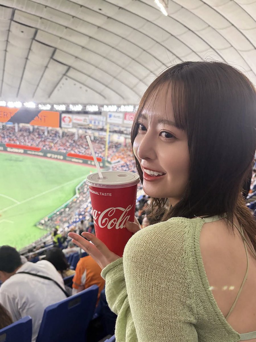 _madoka726_'s tweet photo. 東京ドームで野球観戦⚾️
プライベートで初めて試合観た！ https://t.co/7XVdyFTpQQ