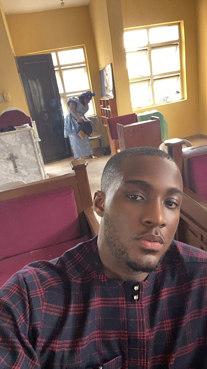 Tech_babby's tweet photo. A brainwashed, enslaved, LOST follower of Jesus Christ taking casual selfies after serving in church today. 

Where are my fellow slaves?? https://t.co/TGT3phjY31
