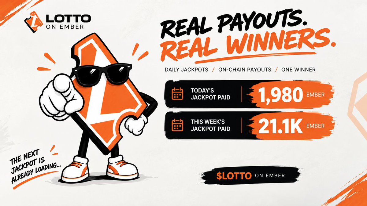 LottoOnEmber's tweet photo. The $LOTTO wheel never stops

Real payouts with real winners everyday https://t.co/DwBTidiEvT