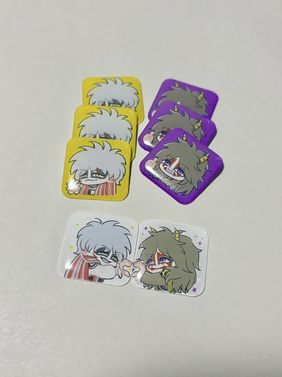 tod_chi_2's tweet photo. これを こんな感じに🟨🟪🫶
う～ん自己満足 でも楽しいからヨシ
どこかでお会いできた方はよろしければもらってやってください https://t.co/PQqoZeZRXM