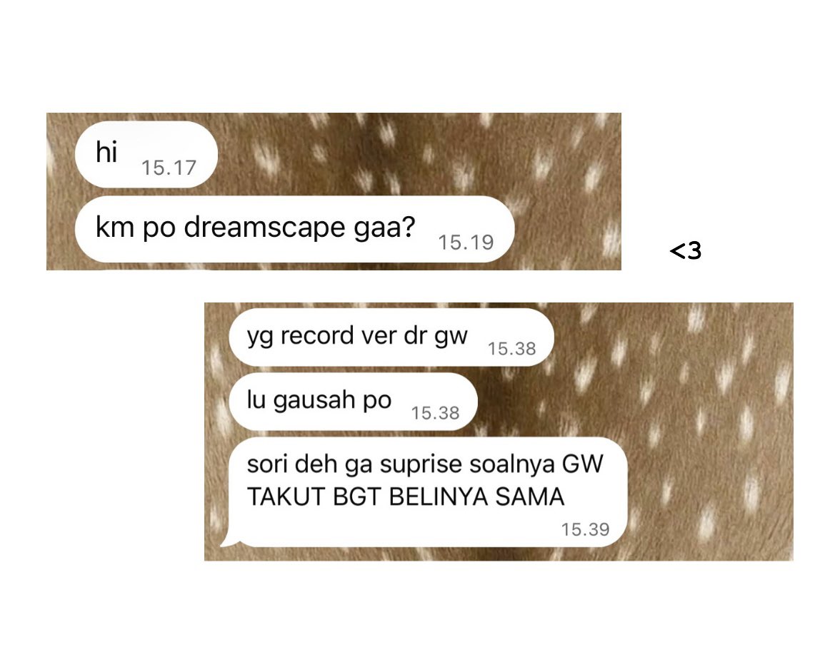 shuscoups's tweet photo. ㅠㅠ terharu dibeliin album dreamscape sm @kaiscutlee 🥹 ily my gyu to my cheol *<3* https://t.co/4vClXo8GTe