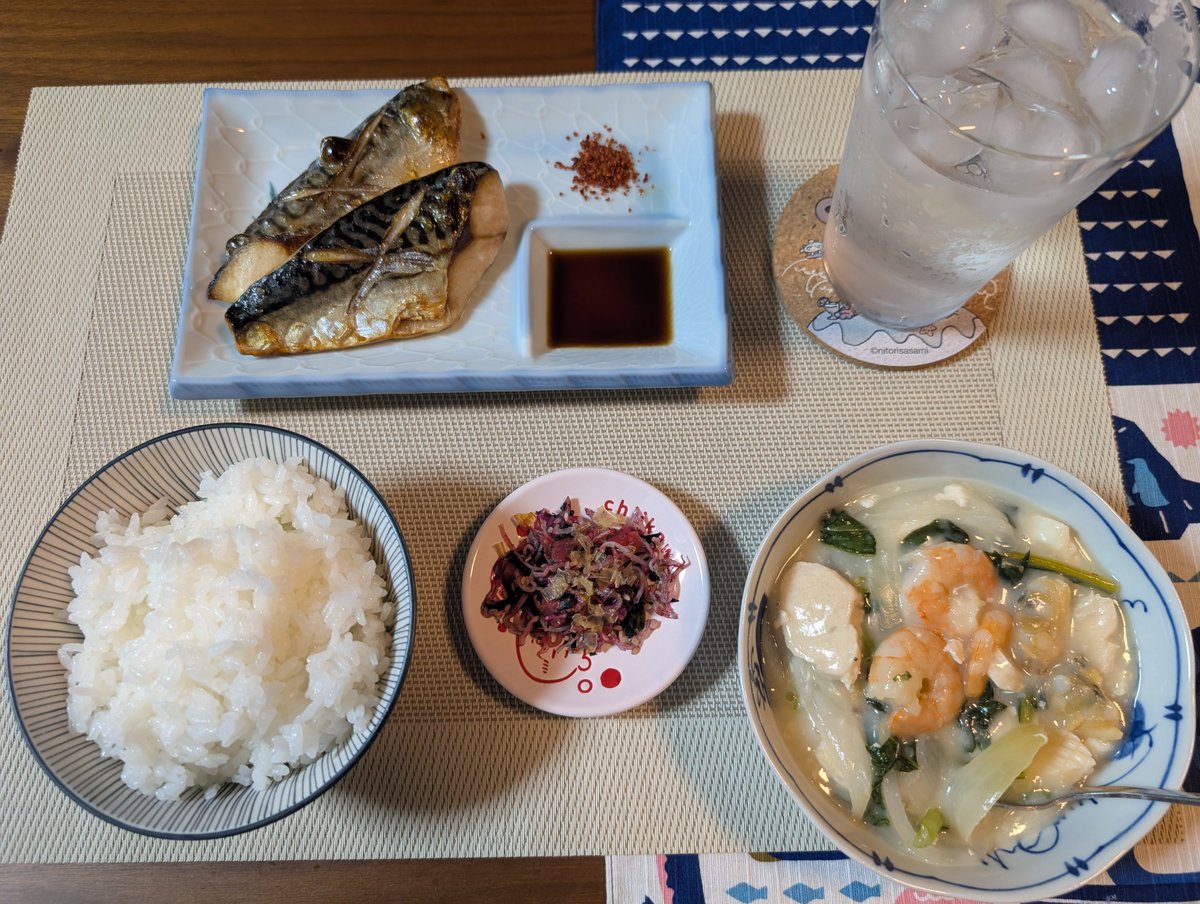 ryofkok_s's tweet photo. 晩御飯褒められてめちゃめちゃ嬉しかったので我慢出来ずにポストします笑 https://t.co/SHcGt1a1Yw