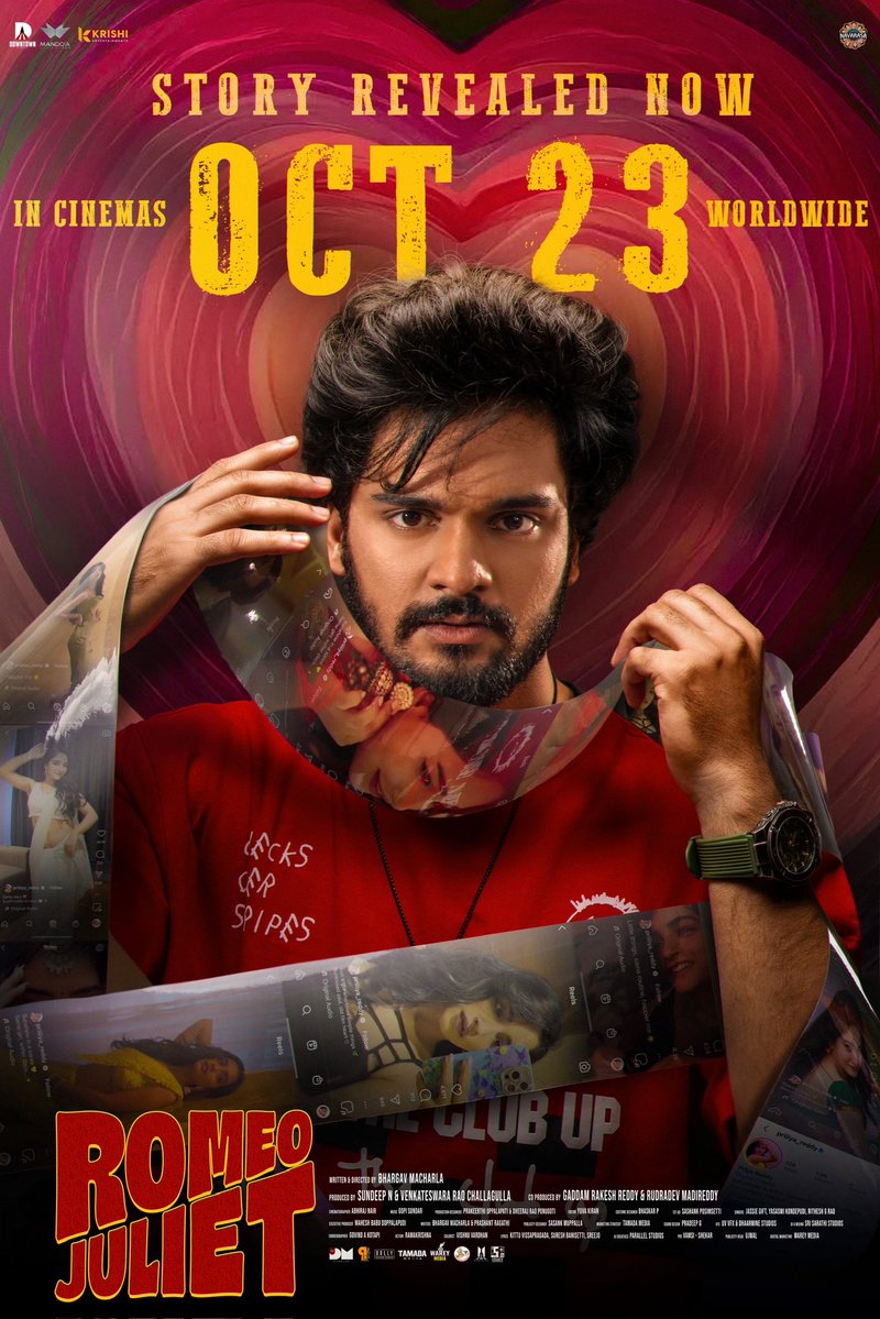 UV_Creations's tweet photo. 🎬 The Story Of #RomeoJuliet Is Revealed Now! 🔥❤️

🔥 Check It Out :
https://t.co/oA4q6ZsViO

The Wait Is Over! The Story Has Finally Been Unveiled, Setting The Stage For An Exciting Cinematic Journey Filled With Love, Betrayal, Revenge & Plenty Of Fun Is All Set To Entertain The Audience! 🔥🎥

Best Wishes To The Entire Team Of Romeo Juliet! ❤️‍🔥

@NavarasaEnt @BhargavMacharla @HarshithReddyM @Vishakhadhiman_ @Iam_abhirajnair