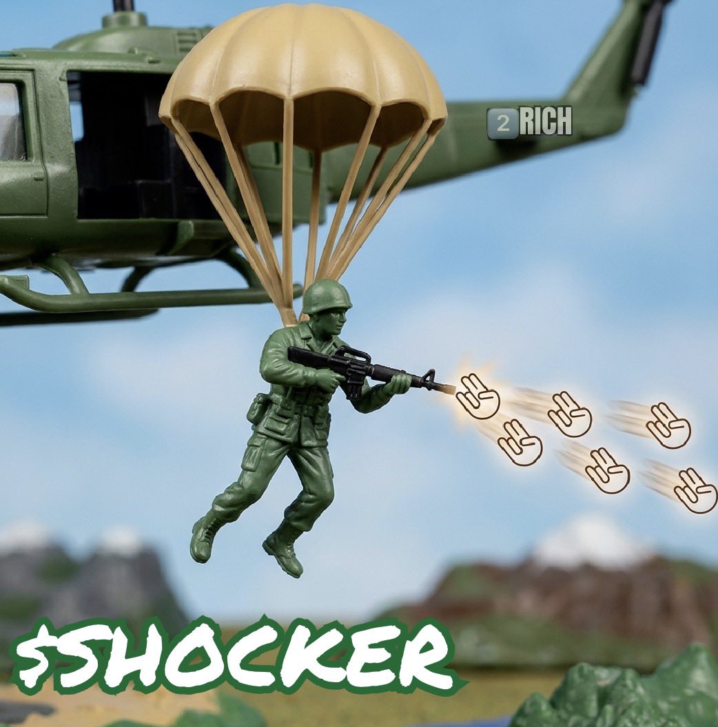 SHOCKERMEME's tweet photo. GM GShocker

Return of the AIRDROPPER

Like &amp; repost 

Share wallet address 

100 comments activates giveaway 

$SHOCKER E6LwzUpR2NsdUzAiGzZb1K5PbffkXANagXHt1R4BTRiX https://t.co/yB8mk1r8BX