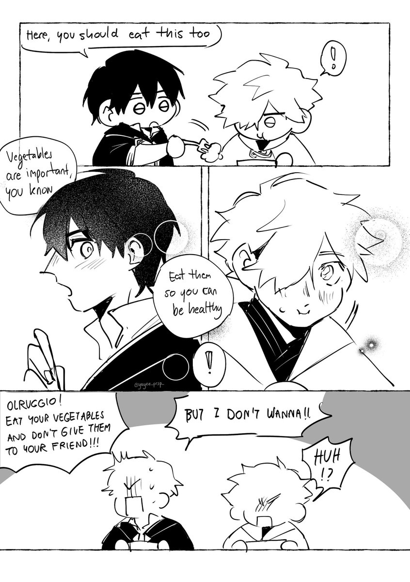 yayee_prsp_'s tweet photo. i think it'd be funny if olly was a picky eater https://t.co/teqBlTKSwQ