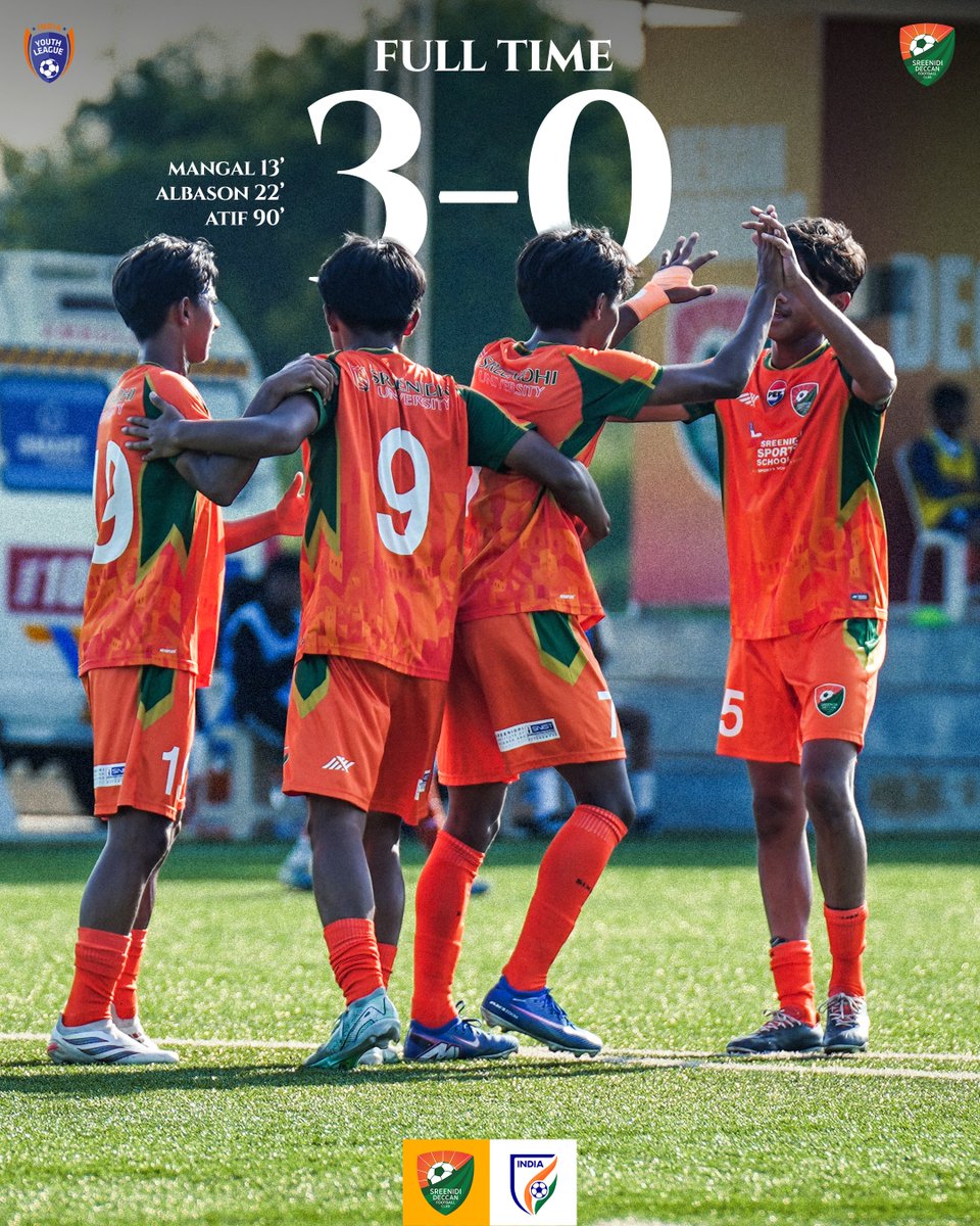 sreenidideccan's tweet photo. A dominant win to bag the first 3️⃣ points of the campaign 🧡💚 

#WeAreSDFC https://t.co/G1mN3NFRzR