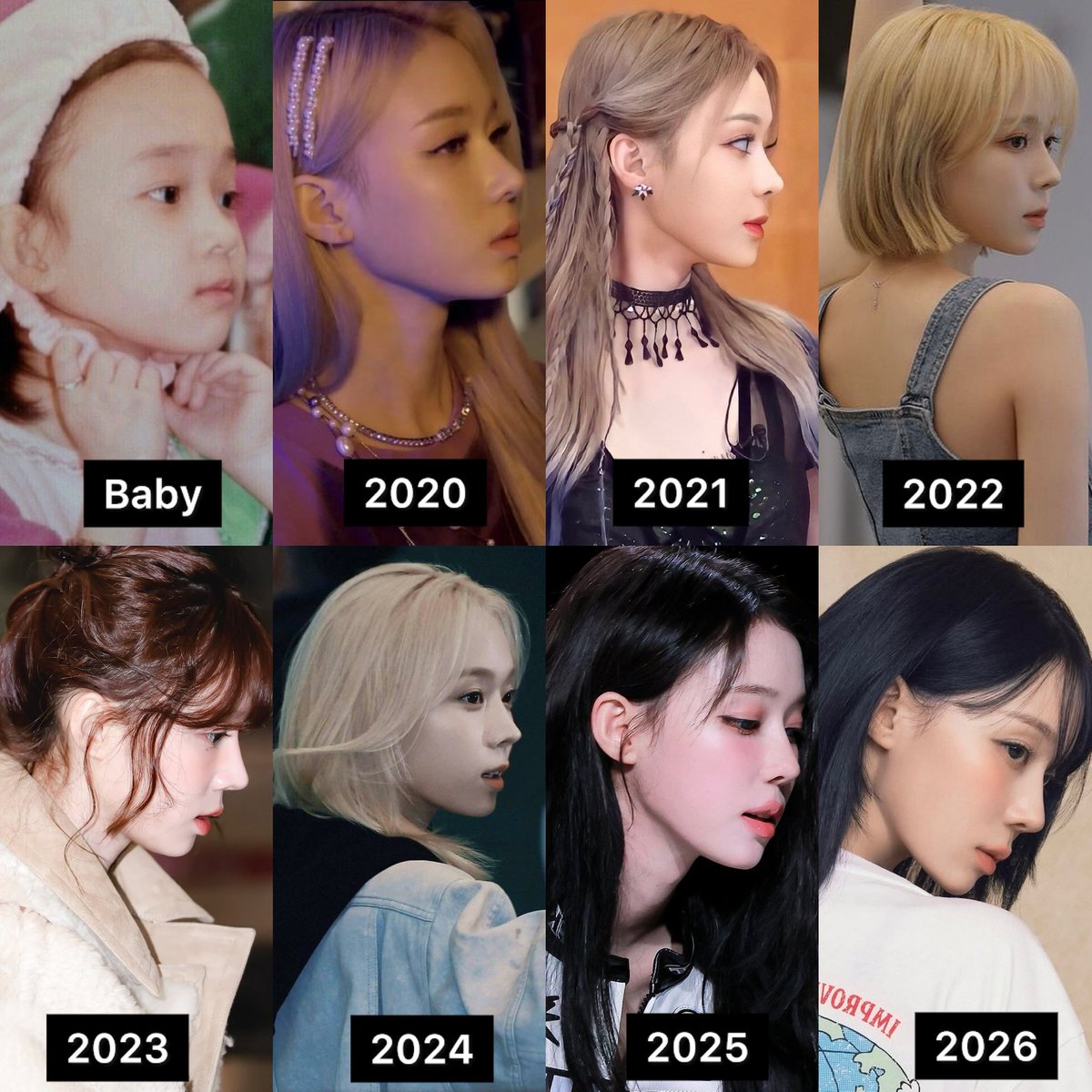 wnterac3's tweet photo. imagine coming for winter’s jawline when she’s looked the same since she was a literal kid 😭 She's so unproblematic, purple whales have been spiraling for the past year,  trying to come up with something to drag her for https://t.co/DxwutOsbOV