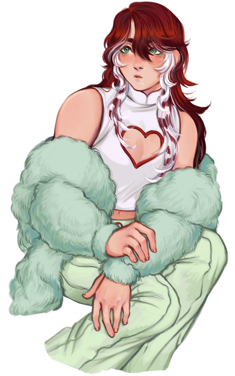 ReiCeifeiro's tweet photo. I actually drew this because I wanted to draw my mcs dressed up in some of the in games clothes so https://t.co/8tMVvFTz4z