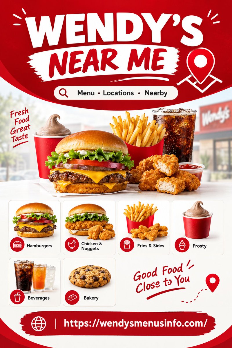 MenuWendys21's tweet photo. menu favorites, burgers, chicken &amp; nuggets, fries, Frosty desserts, beverages, and more. Find useful Wendy’s menu information and explore options near your lo
🔎 Explore Wendy’s menus &amp; information:
https://t.co/RjfyO4nOIn
#WendysNearMe #WendysMenu #Wendys #FastFood #BurgerMenu https://t.co/A6t8gsQRem