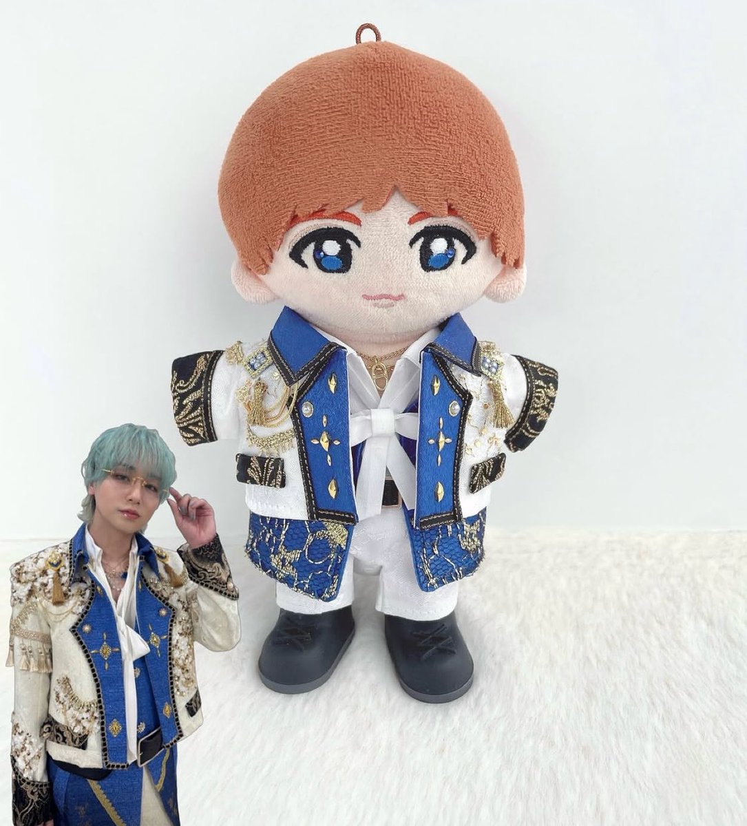 maiky0059's tweet photo. いのちゃんのSsayオープニング衣装やっとこ完成〜🙌💙✨
ホログラム貼ったり細かいパーツも付けて、とにかくめちゃめちゃ再現にこだわったよ✨

#HeySɑyJUMP #伊野尾慧 https://t.co/Wl45FTkw8c