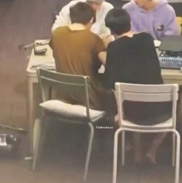 crowkook's tweet photo. that pillow below his ass… https://t.co/9QBReh0Frm