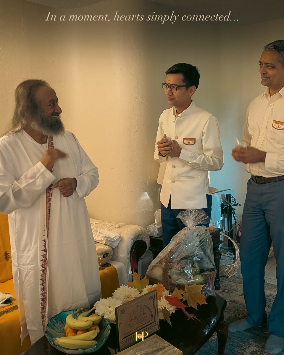 iHariPrabodham's tweet photo. A truly blessed and memorable moment for the members of Yogi Divine Society Canada – Hariprabodham Parivaar, as they had the opportunity to meet Gurudev Sri Sri Ravi Shankar Ji at his residence during his visit to Canada. 🙏🏻✨ It was a beautiful and heartfelt meeting filled with meaningful conversations, inspiration, and a shared vision of serving society.

Gurudev shares a beautiful and divine bond with His Holiness Prabodhjivan Swamiji Maharaj, and his work and wisdom have inspired countless people around the world. We, too, feel deeply inspired and guided by Gurudev’s wisdom and his vision of spreading spirituality, compassion, and selfless service. During the meeting, our members shared the vision of Yogi Divine Society Canada, the teachings and mission of Prabodhjivan Swamiji Maharaj, and the various initiatives being undertaken for youth engagement, spiritual growth, community building, and social service.

Grateful for this divine opportunity to connect, share, and receive the blessings and inspiration of Gurudev. May we continue to learn, serve, and work towards creating a positive impact in society. 🙏🏻✨(1/2)

#YogiDivineSocietyCanada #Hariprabodham #PrabodhjivanSwamiji #Gurudev #SriSriRaviShankar