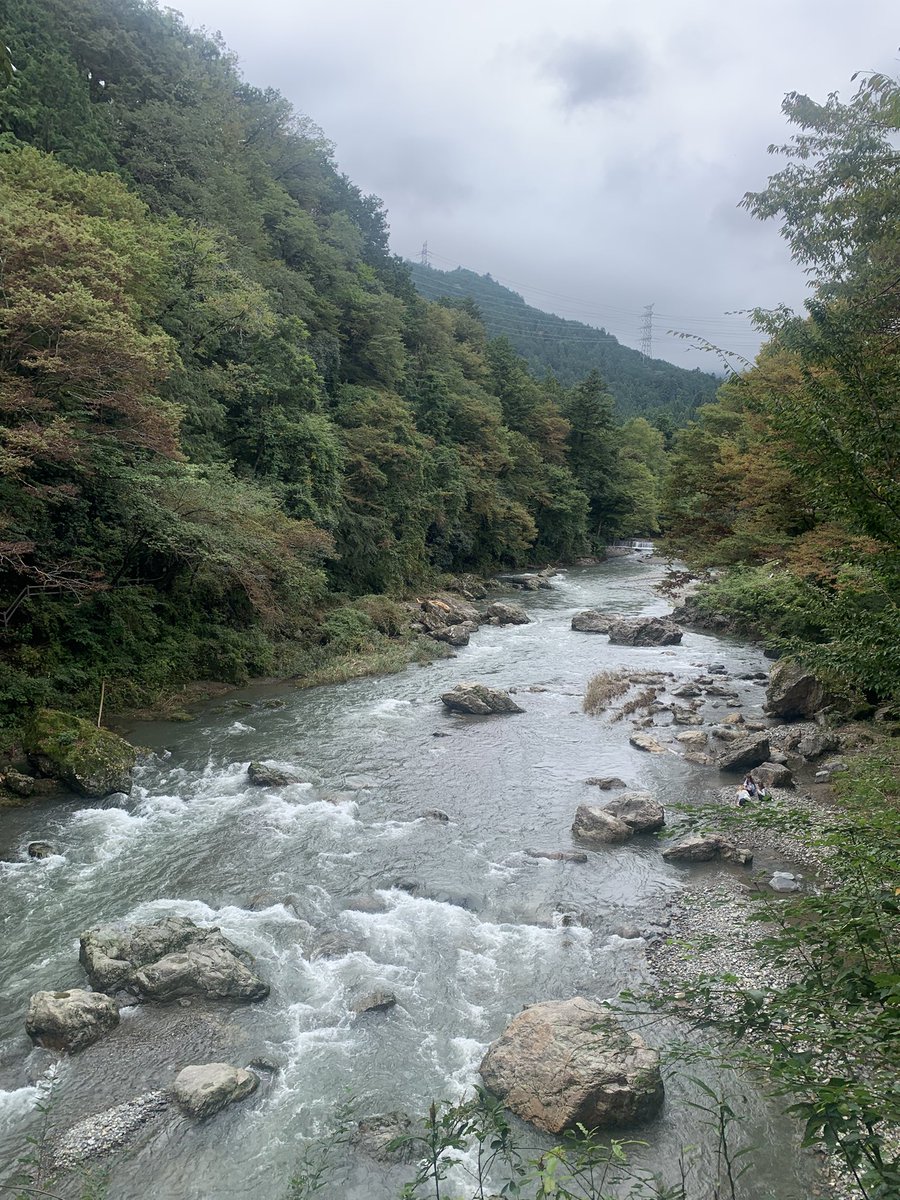 ge_shouma's tweet photo. 今日はずっと行って見たかった緑に囲まれた🌳風情あるカフェ🍵に行ってきたよ。渓谷眺めながらくつろげる感じで良き☺️めっちゃﾏｲﾅｽｲｵﾝ浴びてきた。癒されたぁ☺️ https://t.co/YcK5cwMZFC