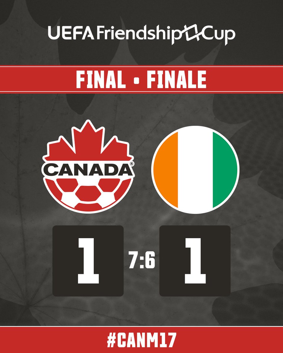 CANMNT_Official's tweet photo. Big bounce-back for #CANM17 early this morning, defeating Côte d’Ivoire on penalties!

Up next: Spain https://t.co/2Evw82sRui
