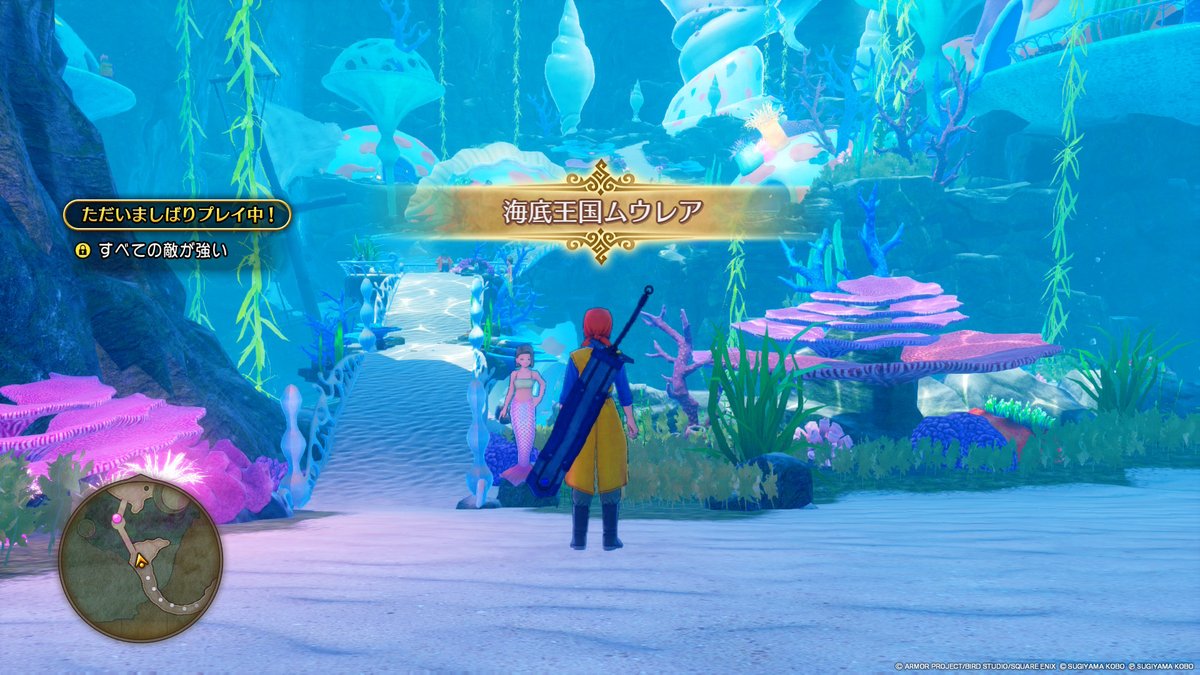 shellingford714's tweet photo. ナギムナー村→海底王国ムウレア
＃DQ11S
＃Switch2 https://t.co/3WZ5nlEXp5