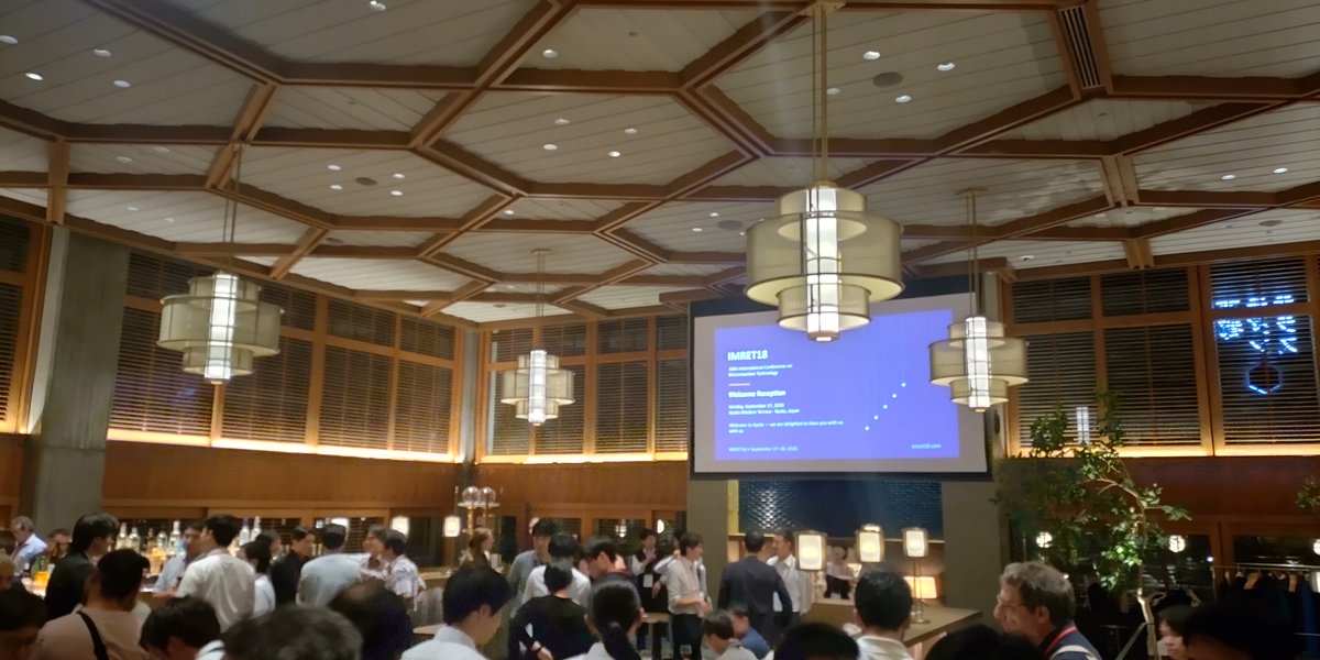 sotowalab_kyoto's tweet photo. Despite the rain in Kyoto today, we had a fantastic turnout at the IMRET 18 Welcome Reception! 🥂
So happy to see so many attendees gathered from around the world!
Excited for the technical sessions starting tomorrow! 💡
https://t.co/YihrpGue8N
#IMRET18 #Microreactor https://t.co/G6Dqnn0pNN