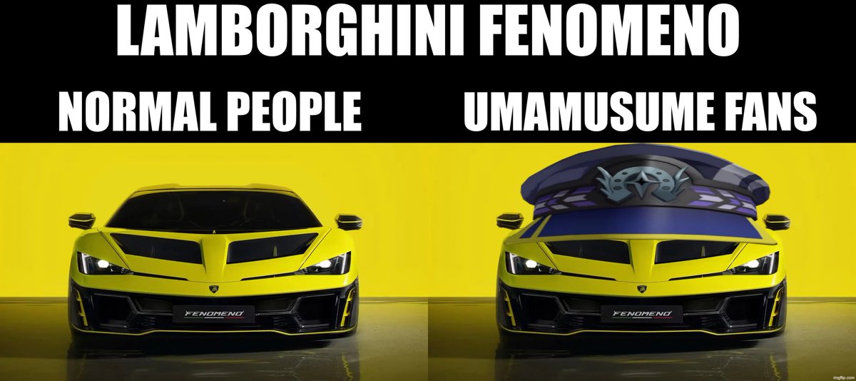 motorheadeddog's tweet photo. Fenomeno? The car or the uma?
#umamusume #memes https://t.co/WiR8YlLyJ8
