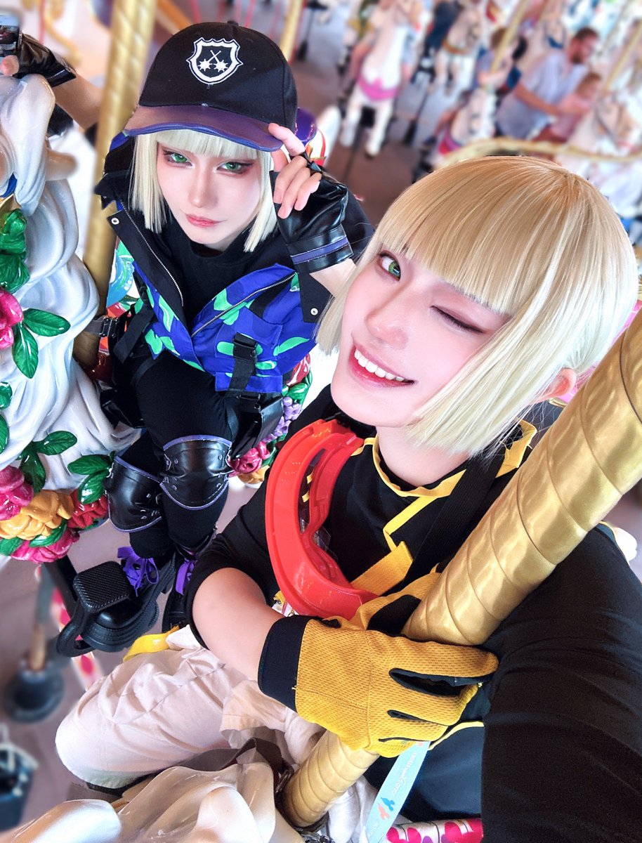 noco_yolo's tweet photo. #Dハロ仮装2026 #Dハロツイステ
本日ダブル🏹さんで遊んでました！！🏰
推しが隣にいる世界線最高すぎた〜❣️ https://t.co/IJ1lEXzF2P