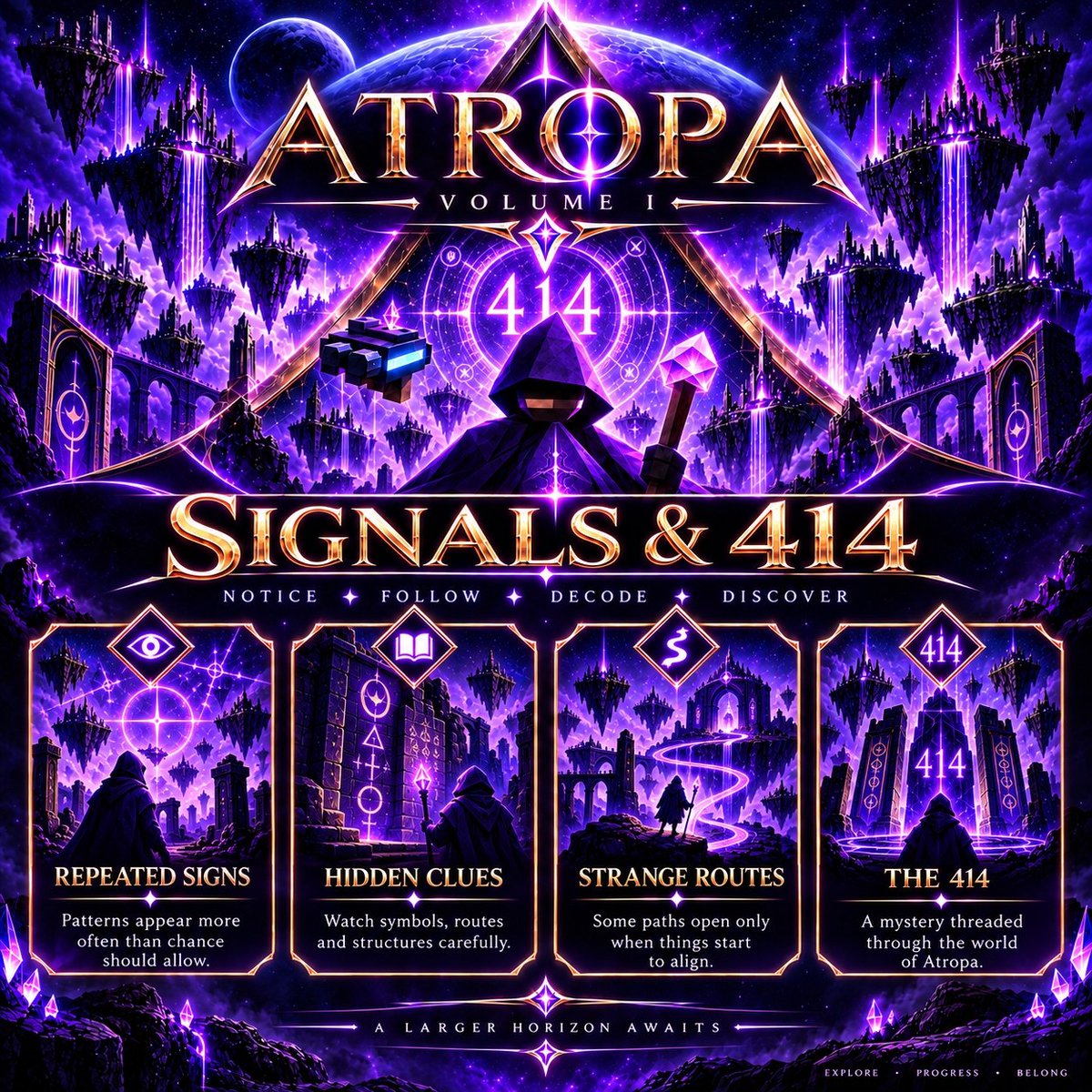 ThePeggening's tweet photo. 414 is not there by accident.
Repeated signs. Hidden clues. Strange routes. Patterns that appear more often than chance should allow.
If you play The Peggening like a normal quest list, you will miss things.
#Atropa #414 #ThePeggening $pdai https://t.co/QNLlVzzHVi