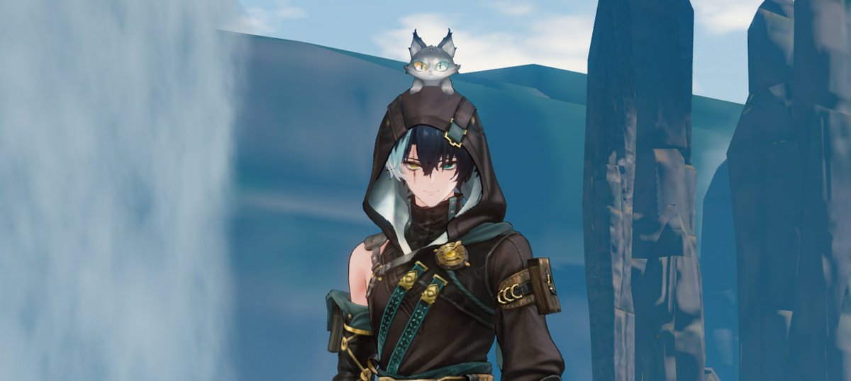gum_369's tweet photo. この上に乗ってる猫？狼？狐？がめっちゃ可愛い！
あぇ…？課金アイテムだった？
あれぇ…おかしいなぁ？ハハハ…

 #鳴潮  #景燃 https://t.co/otKp8LwphV