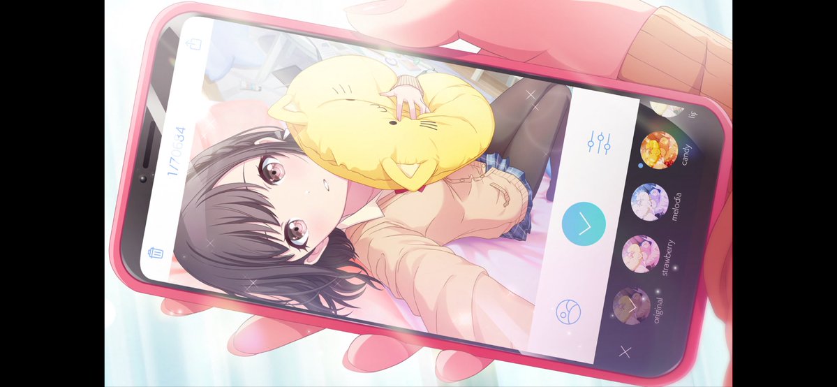 Sakiremon9pui's tweet photo. キャラクターアーカイブからカードイラスト広げられる（？）ようになったのさっき気付いてえぐい
個人的にすげぇと思ったもの
　一枚目えななんの手がうつった
　二枚目さきちゃんの表情やポーズ
　三枚目場所や構図が分かりやすくなった
　四枚目5人の表情が明確に見えた

読みずらくてごめんなさい🙇‍♀️ https://t.co/JK0oOZeqJy